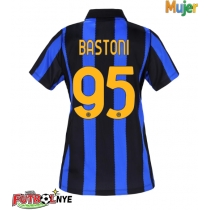 Camiseta Inter Milan Alessandro Bastoni #95 Primera Equipación para mujer 2026-27 manga corta